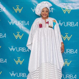 GRAND BOUBOU BLANC By AMOSSA COUTURE