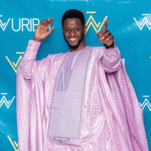 GRAND BOUBOU HOMME MAUVE By WURIBA COUTURE
