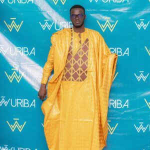 GRAND BOUBOU HOMME JAUNE By WURIBA COUTURE
