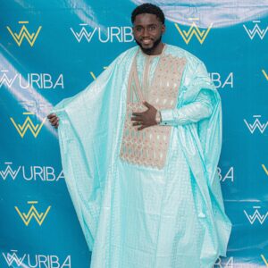 GRAND BOUBOU HOMME VERT By WURIBA COUTURE