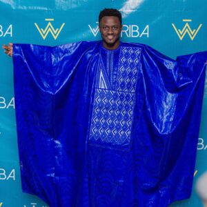 GRAND BOUBOU HOMME BLEU By WURIBA COUTURE