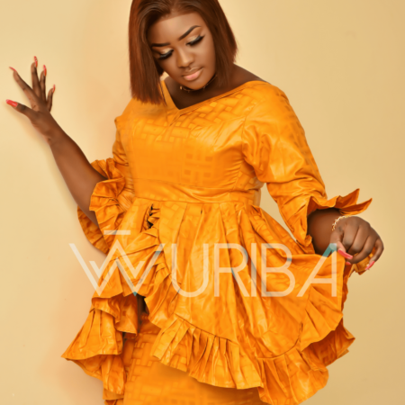 TAILLE BASSE JAUNE By ISMA DIONGUE COUTURE