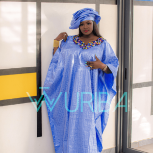 GRAND BOUBOU BLEU By ISMA DIONGUE COUTURE