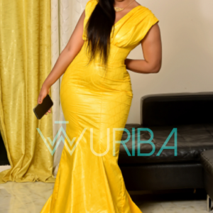 Malick Couture - Robe Jaune