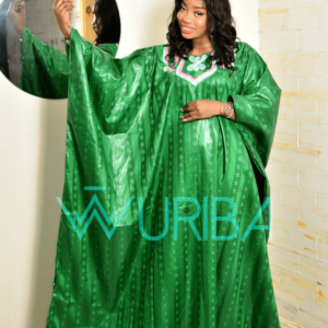 GRAND BOUBOU VERT By PAPE BEYE COUTURE