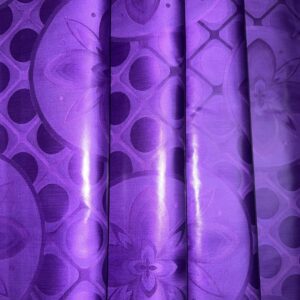 Bazin de qualité Mauve Aubergine